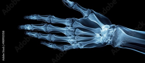 X-Ray of a Human Hand photo