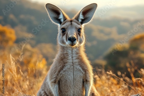 Kangaroo Portrait in the Australian Outback