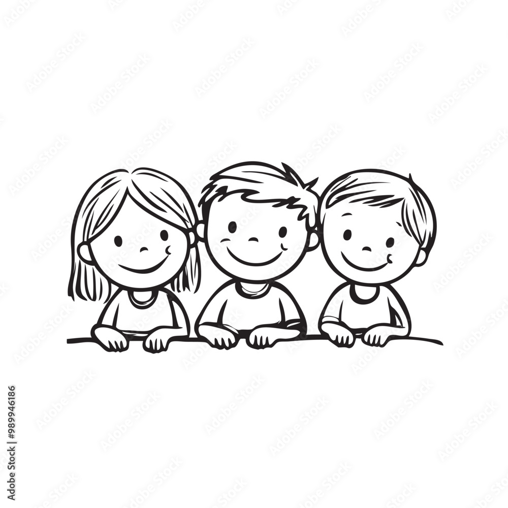 Kids or children icon symbol. Happy kids concept. Vector illustration Kids or children icon symbol. Happy kids concept. Vector illustration