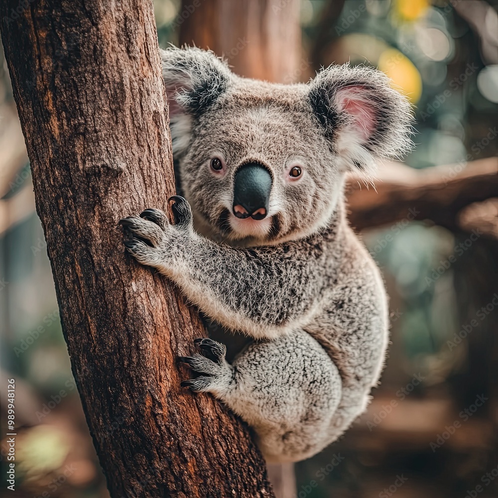 Obraz premium koala isolated on cute background