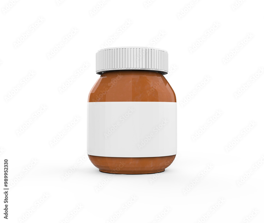 Peanut butter box, Jar with tasty peanut butter isolated on white background Peanut butter box, Jar with tasty peanut butter isolated on white background
