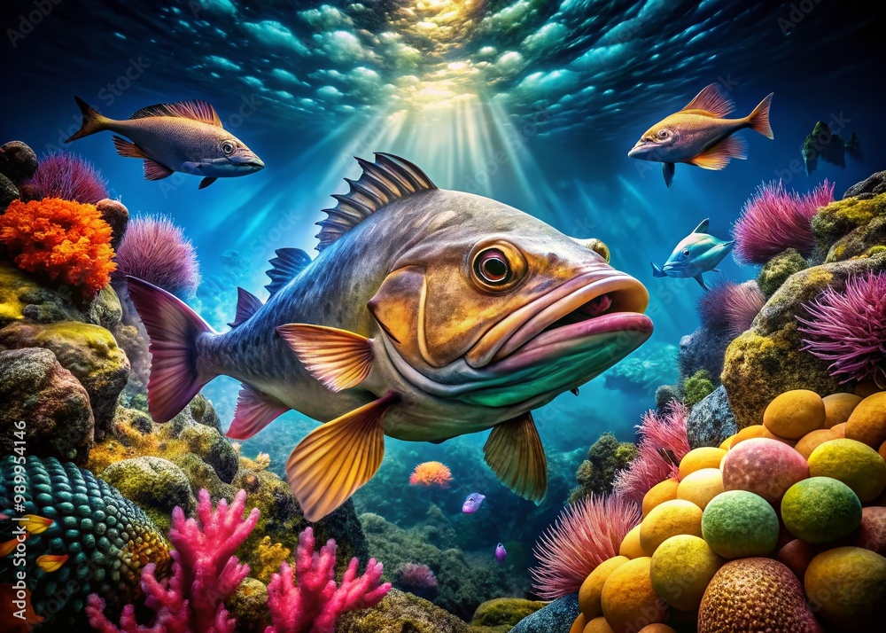 Mysterious Deep Sea Fish in Their Natural Habitat: A Glimpse into the Ocean's Unexplored Depths Mysterious Deep Sea Fish in Their Natural Habitat: A Glimpse into the Ocean's Unexplored Depths