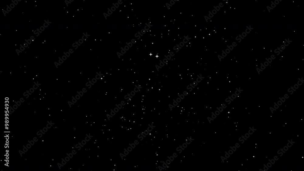 Space background star zoom Hyperspace Jump . 4K traveling through star fields flying light speed journey through a