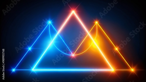 Ohm's Law Triangle Diagram for Voltage, Current, and Resistance in Electrical Engineering Concepts photo