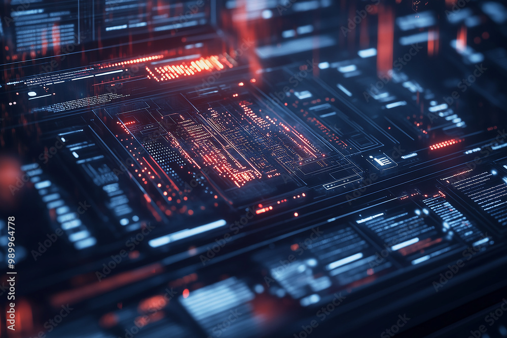 Futuristic Holographic Interface with Glowing Data Streams: Navigating the Cutting-Edge of Technology Futuristic Holographic Interface with Glowing Data Streams: Navigating the Cutting-Edge of Technology