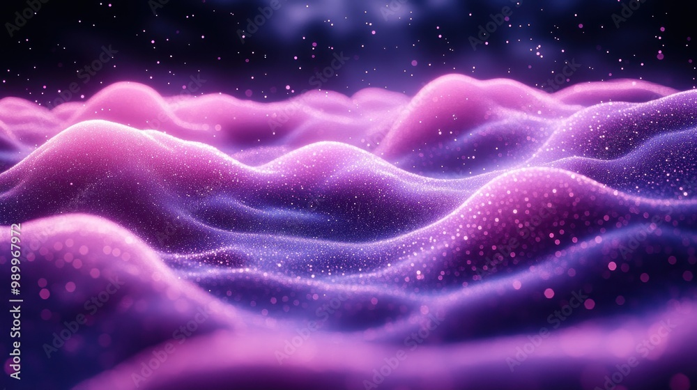 Obraz premium Abstract Purple Landscape