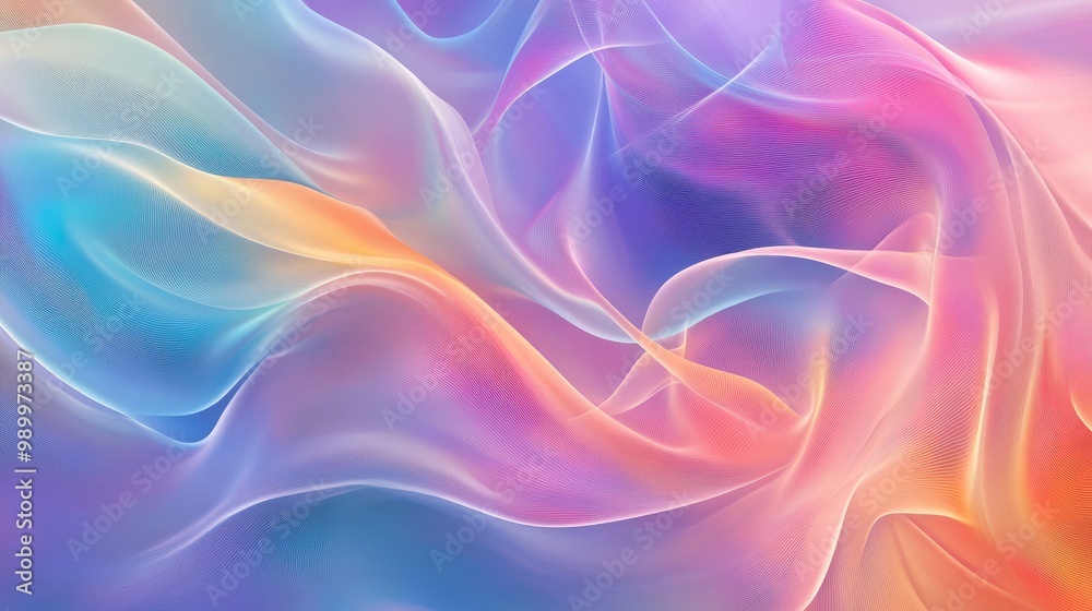Abstract waves of color in motion, created by smooth, flowing lines in a futuristic design. - Abstract waves of color in motion, created by smooth, flowing lines in a futuristic design. -