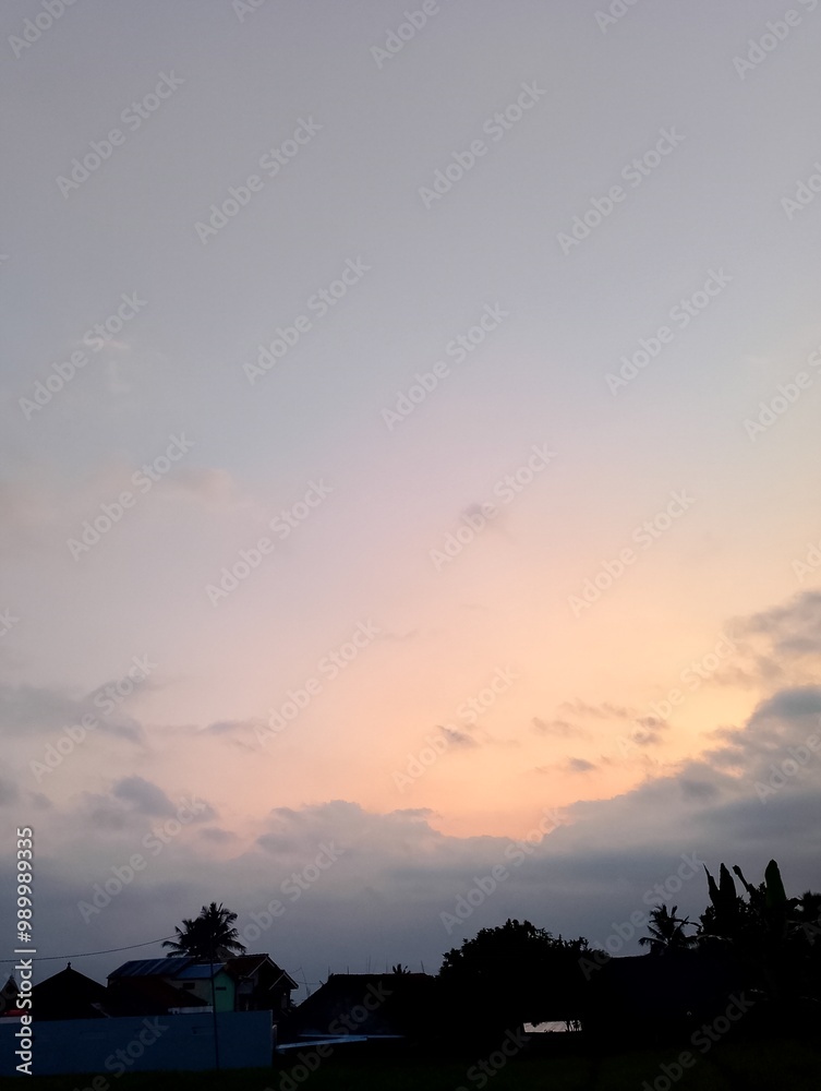 Fototapeta premium Twilight in the afternoon