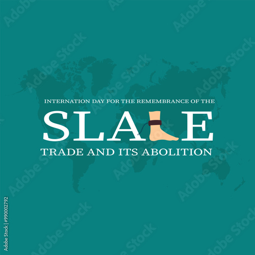 Internationale  day of slave.foot .world map.Adobe Illustrator Artwork.