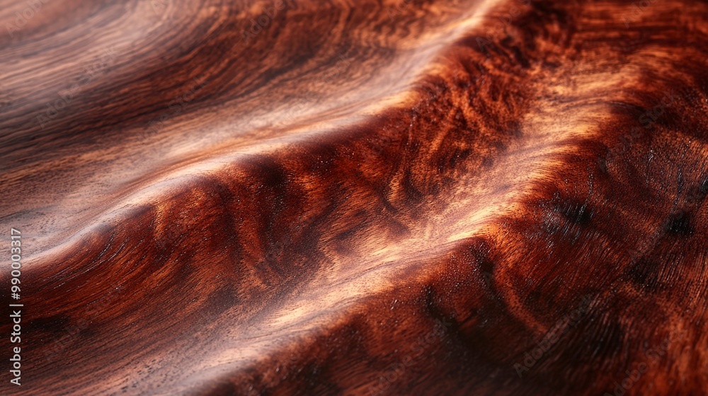 Touches of deep mahogany and light cherry dance across the glossy surface of this wood creating a dynamic texture that catches the light in all the right places Touches of deep mahogany and light cherry dance across the glossy surface of this wood creating a dynamic texture that catches the light in all the right places