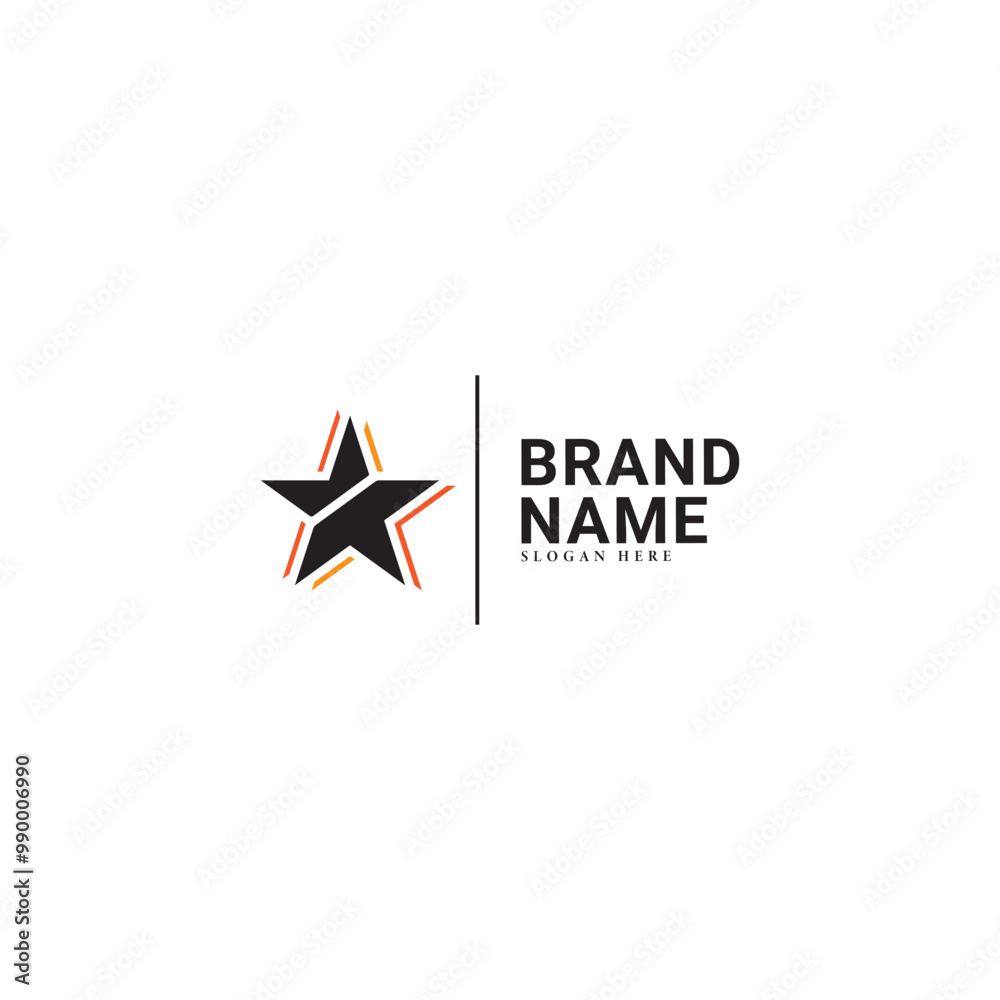 Obraz premium star logo icon vector template