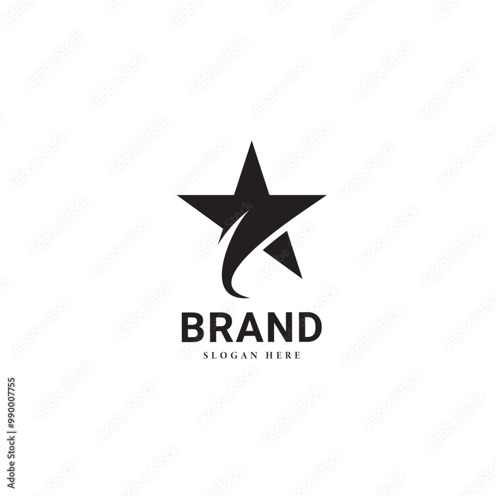 Fototapeta premium star logo icon vector template