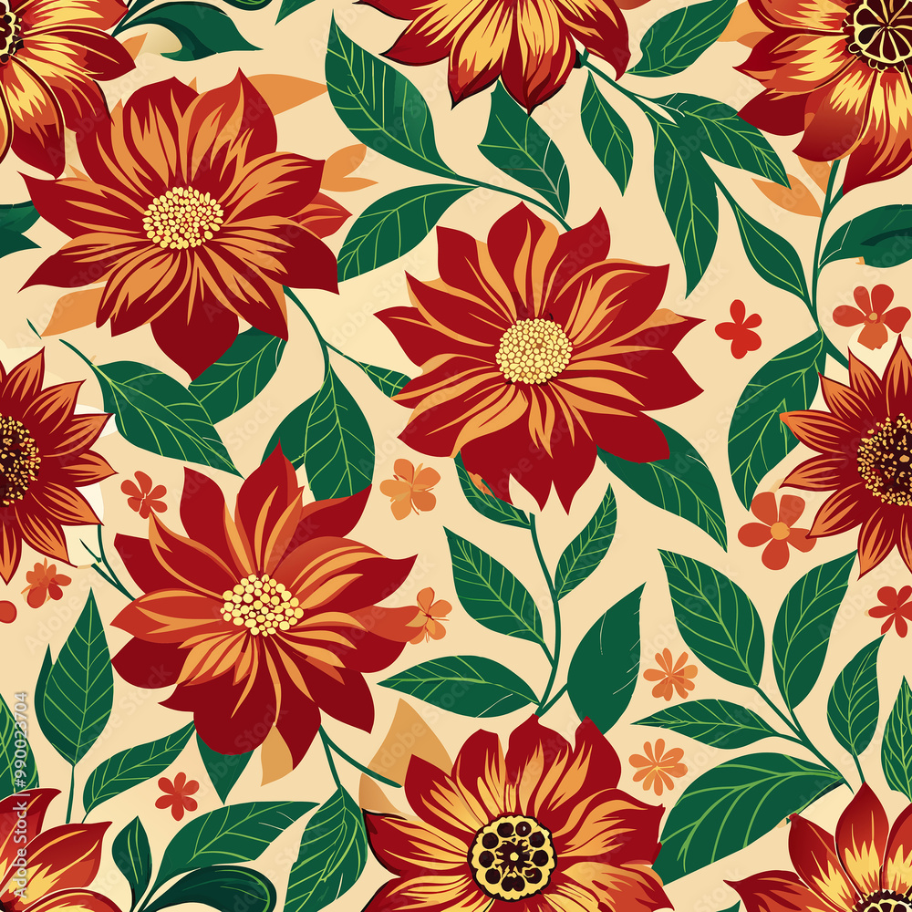 seamless floral pattern seamless floral pattern
