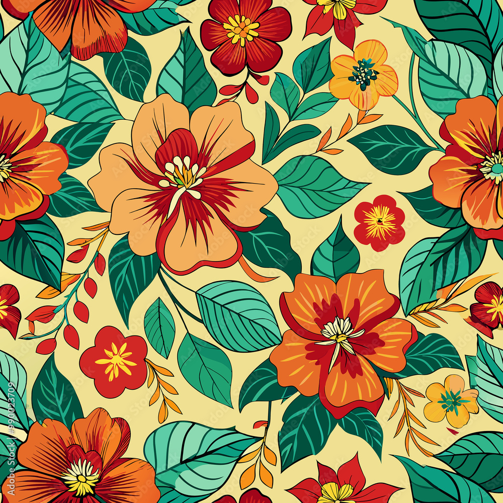 seamless floral pattern seamless floral pattern