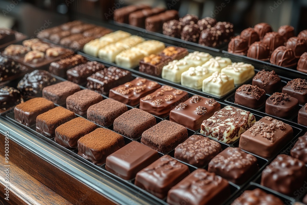 Assortment of Delicious Chocolate Delights Assortment of Delicious Chocolate Delights