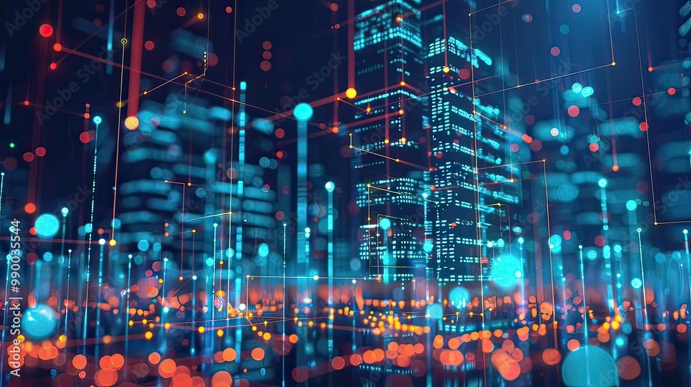 Fototapeta premium Big Data Infrastructure