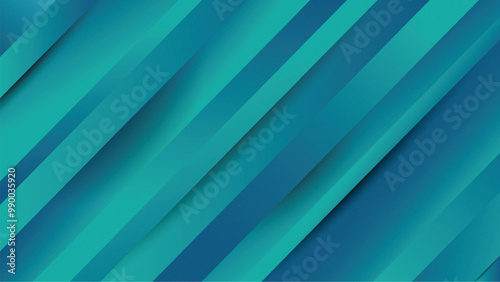 Abstract teal background with diagonal gradient lines, offering a modern and minimalist design suitable for presentations or wallpapers.