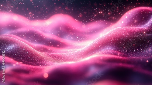 Sparkling Pink Abstract