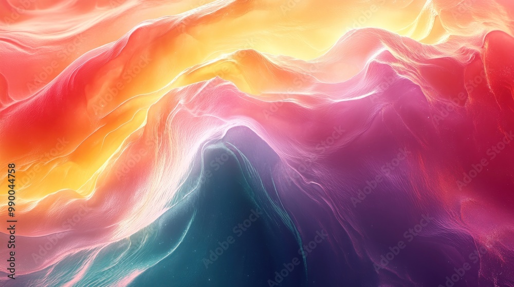 Obraz premium Abstract Colorful Landscape