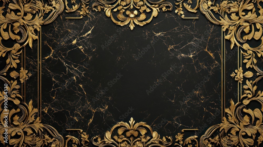 A luxury certificate background with intricate gold detailing and an elegant layout, perfect for high-end awards. A luxury certificate background with intricate gold detailing and an elegant layout, perfect for high-end awards.