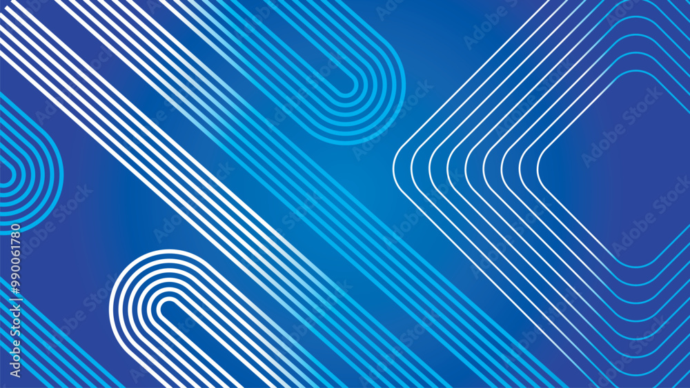 Abstract glowing circle lines on dark blue background. Geometric stripe line art design. Modern shiny blue lines. Futuristic technology concept. Suit for poster, cover, banner, brochure, website Abstract glowing circle lines on dark blue background. Geometric stripe line art design. Modern shiny blue lines. Futuristic technology concept. Suit for poster, cover, banner, brochure, website