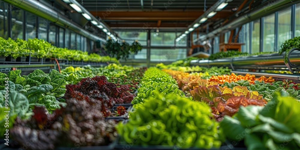 Fototapeta premium flowers in a greenhouse