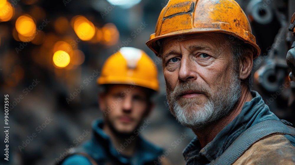 Closeup Portrait of a Steelworker Closeup Portrait of a Steelworker