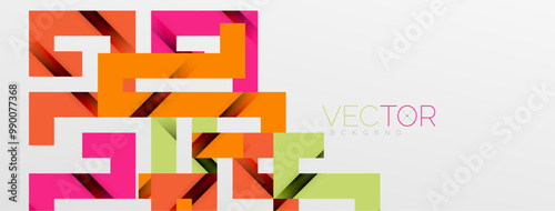 Color bend lines with shadow texture effect. Vector Illustration For Wallpaper, Banner, Background, Card, Book Illustration, landing page