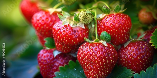 close up of strawberry