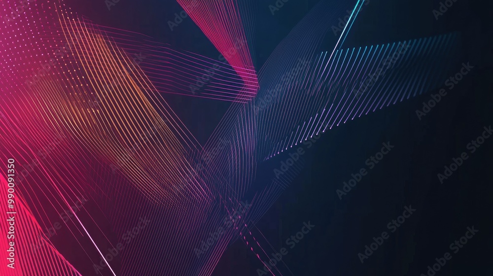 Sleek linear techno background with geometric lines, providing ample copy space for text or design elements. Sleek linear techno background with geometric lines, providing ample copy space for text or design elements.