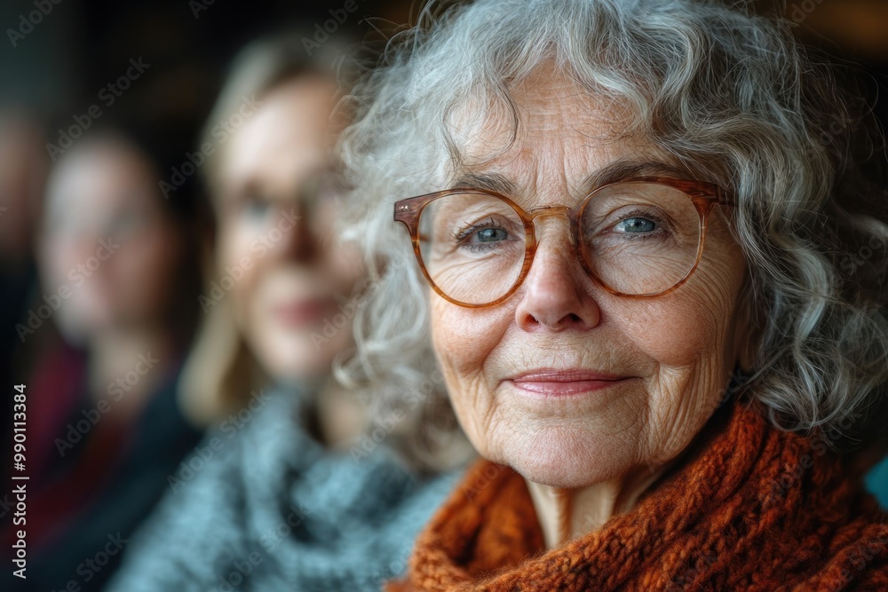 Portrait of a Woman in Glasses Portrait of a Woman in Glasses