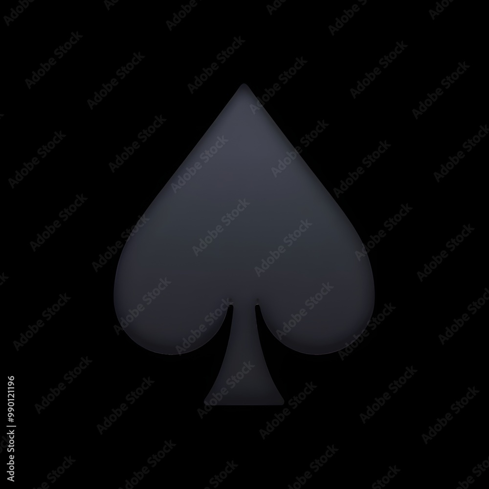 Fototapeta premium Spade Symbol Emoji 