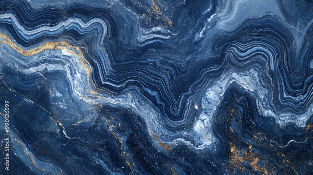 Blue Marble Abstract Design Countertop. Stone Texture and Painted Pattern Background Blue Marble Abstract Design Countertop. Stone Texture and Painted Pattern Background