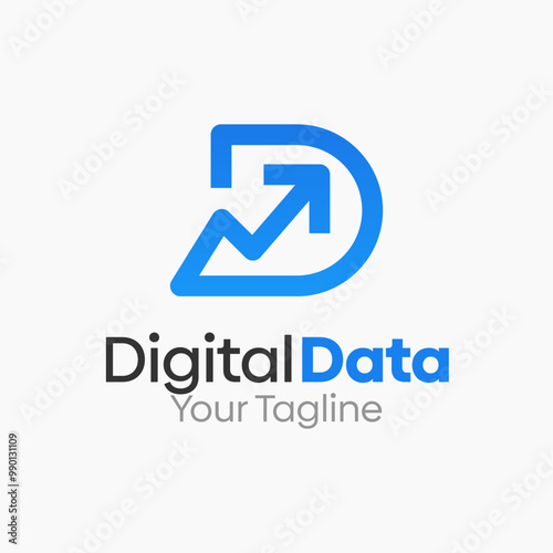 Free Download Digital Data Logo Design - GFXLoad