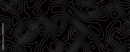 Topography topology vector abstract contour map texture design for print works and content background 