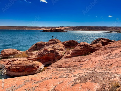 Enjoying the View at Sand Hollow State Park near Hurricane Utah. photo