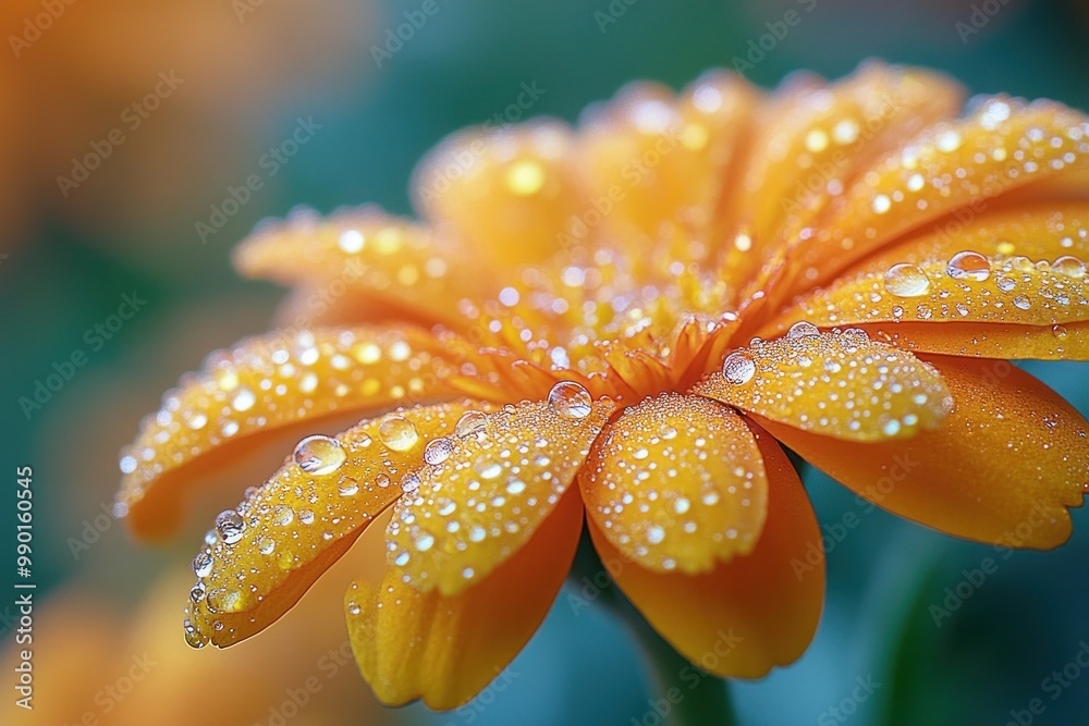 Dew Drops on a Flower Dew Drops on a Flower