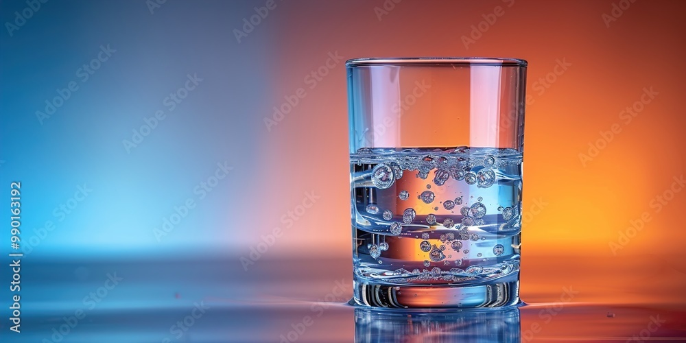 glass of water with ice glass of water with ice