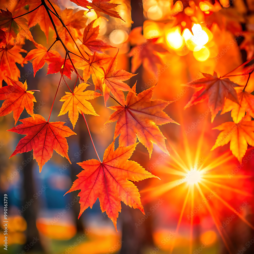 Collection of colorful autumn leaves scattered on the ground in a peaceful park setting
Collection of colorful autumn leaves scattered on the ground in a peaceful park setting