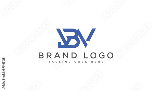 letter WB logo design vector template design for brand