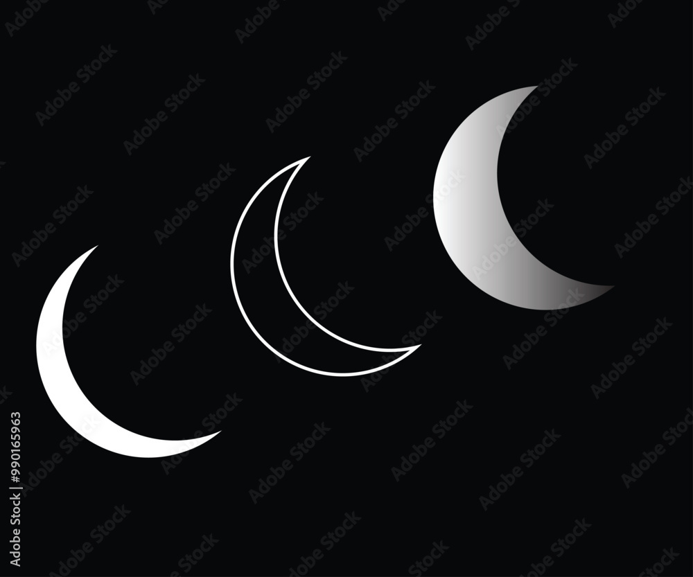 Moon in the night,Three moon in the sky Moon in the night,Three moon in the sky