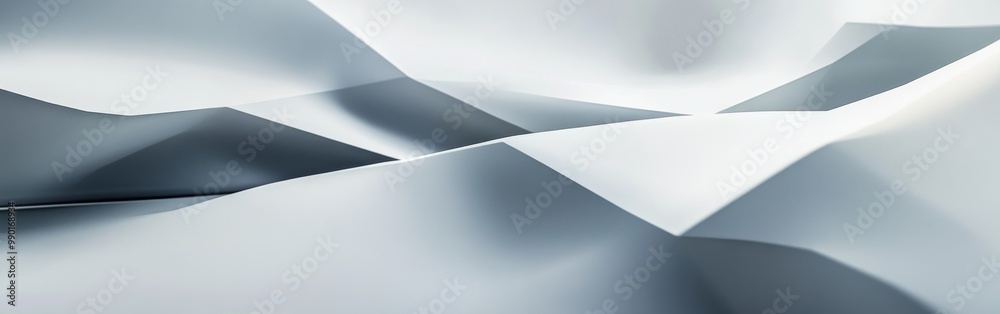 Soft white fabric drapes elegantly, creating a serene texture in natural light during midday