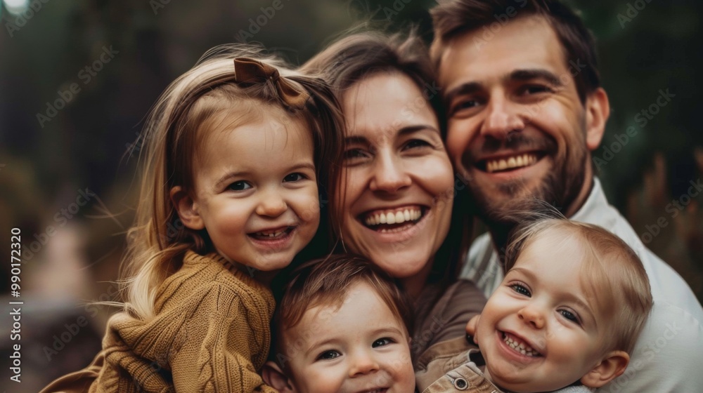 Happy family background illustration generated by ai Happy family background illustration generated by ai
