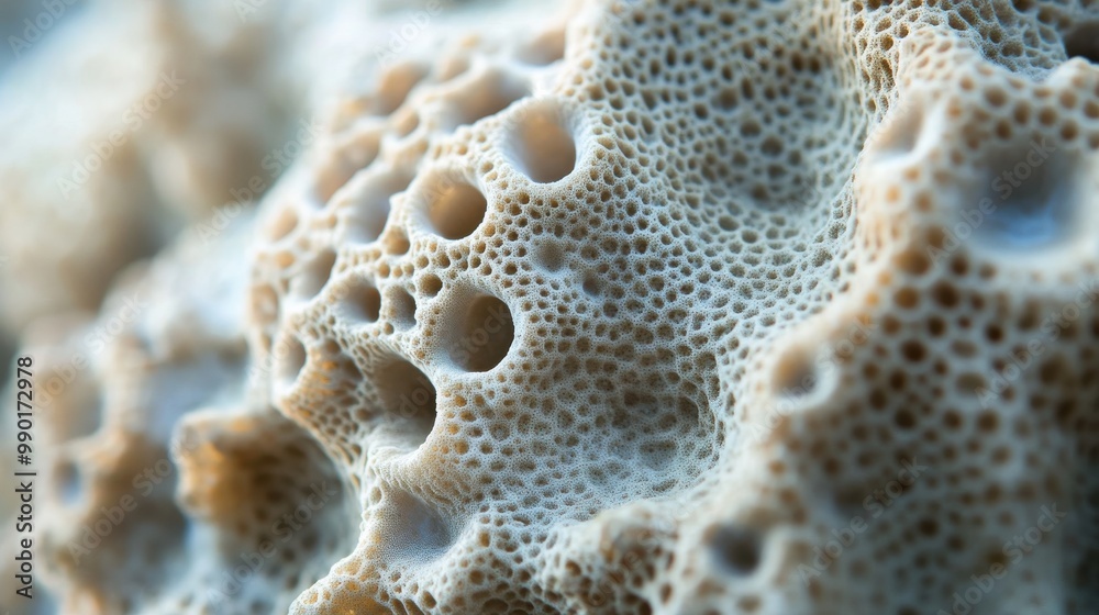 Close-up view of porous coral texture showcasing intricate patterns in natural ocean environment Close-up view of porous coral texture showcasing intricate patterns in natural ocean environment