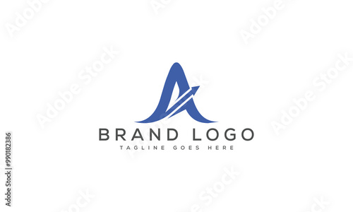 letter A logo design vector template design for brand