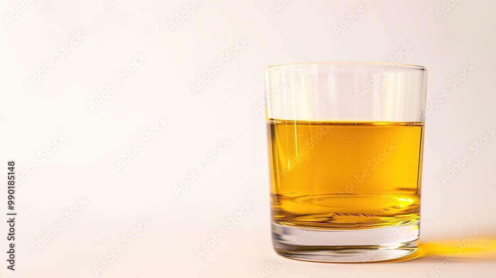 A refreshing drink placed on a pure white background. The drink has an enticing color and an appealing shape. There might be condensation on the glass, adding a touch of freshness. The white backgrou A refreshing drink placed on a pure white background. The drink has an enticing color and an appealing shape. There might be condensation on the glass, adding a touch of freshness. The white backgrou