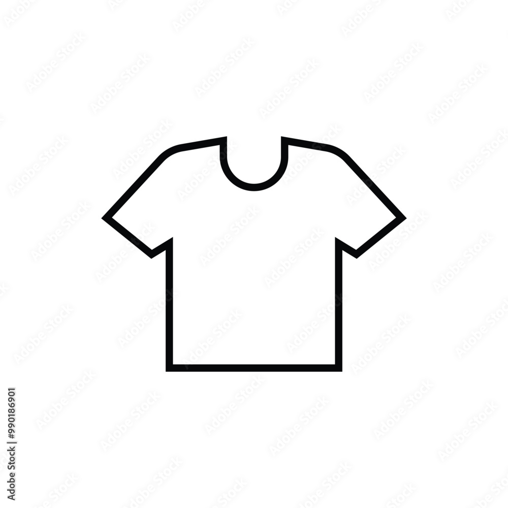 T-Shirt icon logo design template isolated illustration T-Shirt icon logo design template isolated illustration