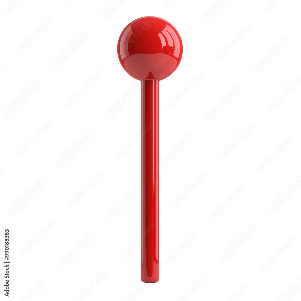 Bright Red Lollipop on transparent Background Bright Red Lollipop on transparent Background