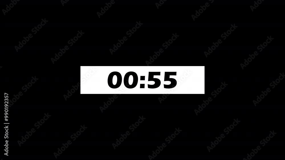 Countdown one minute animation from 60 to 0 seconds, 60 second countdown Animation background, 1 minutes countdown. Countdown one minute animation from 60 to 0 seconds, 60 second countdown Animation background, 1 minutes countdown.