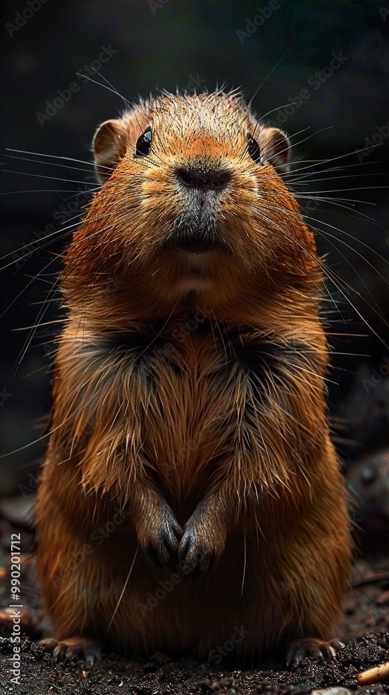 Cute Rodent Close-up Portrait - Wildlife Photography Cute Rodent Close-up Portrait - Wildlife Photography
